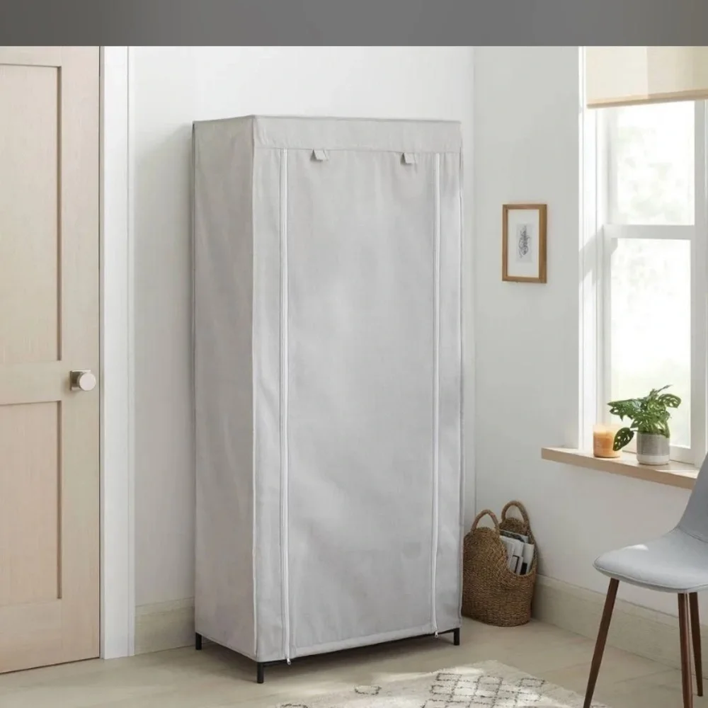 NIB Brightroom Gray Fabric Wardrobe Storage Organizer
